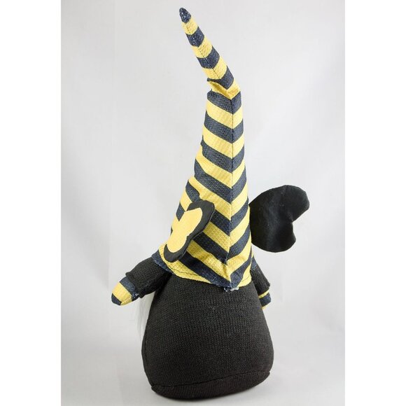 Bumble Bee Knitted Plush Gnome Figure 18 inches tall - Picture 3 of 4